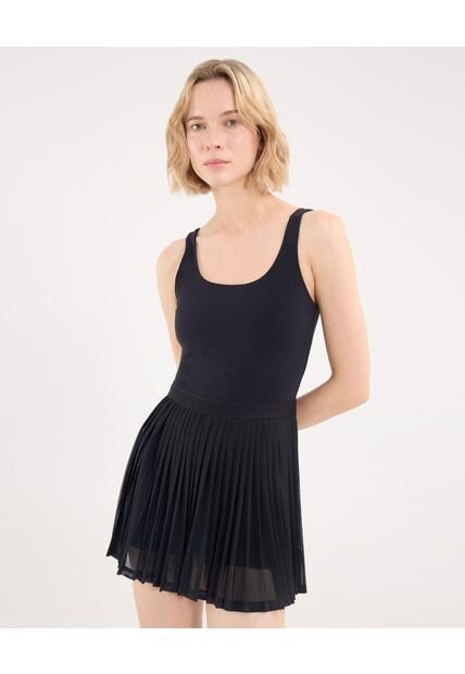 Vestido Aerius Skin Para Mujer  Deportiva  Color Negro Marca Atmos