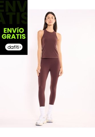 Leggins Core Control Aerius Skin  Para Mujer Café Atmos Atmos