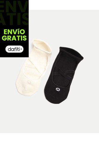 Medias Baleta Pack X2 Algodón X2 Para Mujer Surtido Atmos Atmos