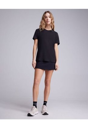 Camiseta Para Mujer Manga Corta Cuello Redondo Color Negro Marca Atmos #31090086