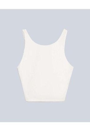 Crop Top Para Mujer Color Marfil Marca Atmos #31090163