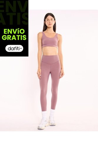 Leggings Regular Aerius Skin  Para Mujer Morado Atmos Atmos
