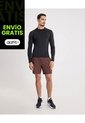Bermuda Para Hombre Deportiva Largo Color Café Marca Atmos #32100141 de Atmos