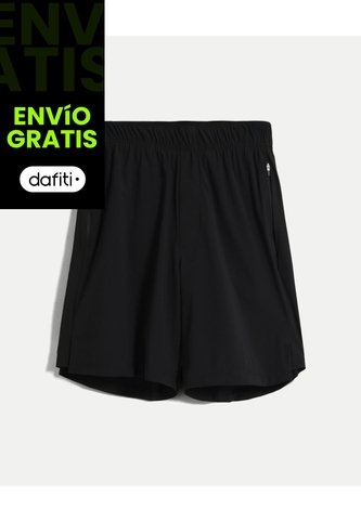 Bermuda Para Hombre Biker Interno Largo Color Negro Marca Atmos #32100155 Atmos