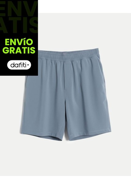 Bermuda Para Hombre Deportiva Largo Color Azul Marca Atmos #32100153