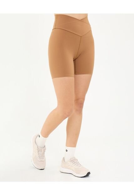 Short Para Mujer Multiusos Punto Color Camel Marca Atmos #31190093