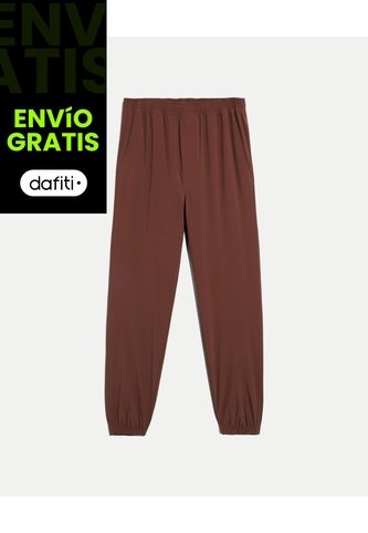 Pantalon Jogger Viori  Para Hombre Café Atmos Atmos