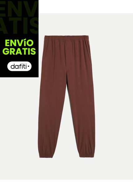 Pantalon Jogger Viori  Para Hombre Café Atmos