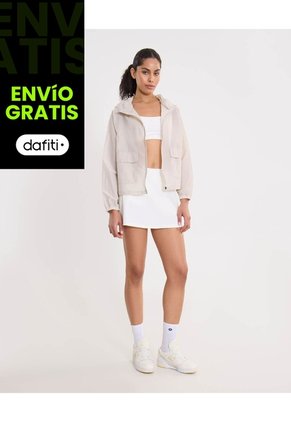 Falda Aerius Con Biker Para Mujer Deportiva Color Blanco Marca Atmos