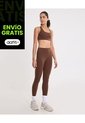 Leggins Regular Aerius Skin  Para Mujer Café Atmos de Atmos