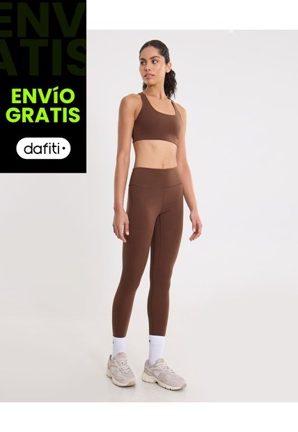 Leggins Regular Aerius Skin  Para Mujer Café Atmos