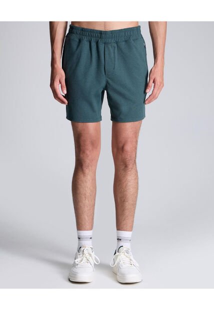 Bermuda Para Hombre Deportiva Largo Color Verde Oscuro Marca Atmos #32100044