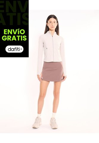 Falda Deportiva Con Biker Aerius Skin Para Mujer  Deportiva  Color Café Marca Atmos Atmos