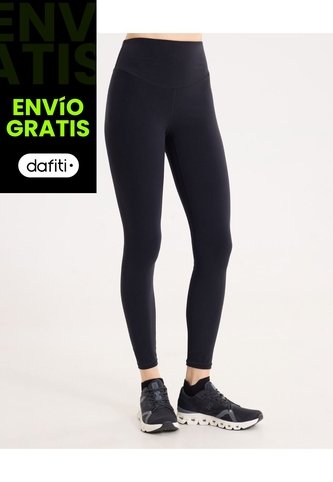 Leggings Regular Aerius Skin  Para Mujer Negro Atmos Atmos