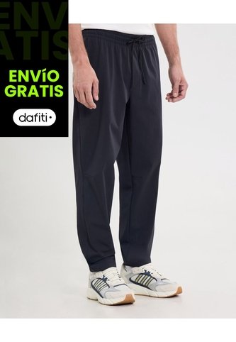 Pantalón Barrel En Smartech  Para Hombre Negro Atmos Atmos