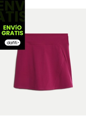 Falda Deportiva Con Biker Aerius Skin Para Mujer  Deportiva  Color Fucsia Marca Atmos Atmos