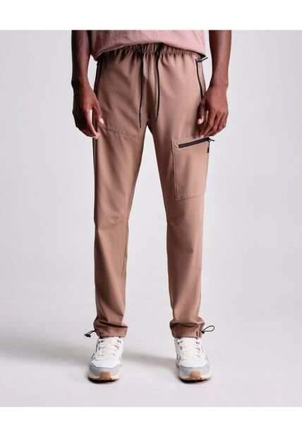 Pantalon Para Hombre Jogger Color Café Claro Marca Atmos #32070042