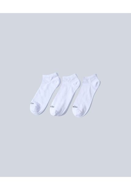 Medias Para Hombre Tobillera Color Blanco Marca Atmos #32980005