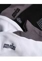 Pack X3 Medias Tobilleras X3 Para Hombre Blanco Atmos de Atmos