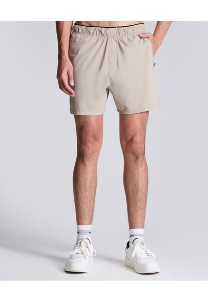 Bermuda Para Hombre Deportiva Largo Color Beige Marca Atmos #32100083
