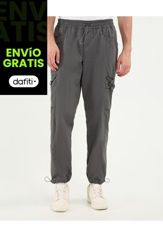 Pantalon Moda Cargo  Para Hombre Gris Atmos Atmos