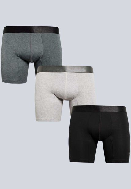 Boxer Para Hombre Filete Medio Color Gris  Marca Atmos #32000044