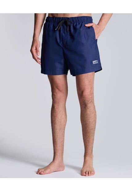 Pantaloneta Para Hombre De Baño Corta Color Azul Oscuro Marca Atmos #32280016