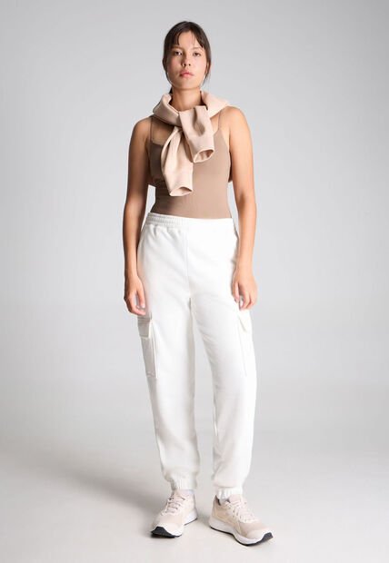 Pantalon Para Mujer Jogger Color Marfil Marca Atmos #31070043