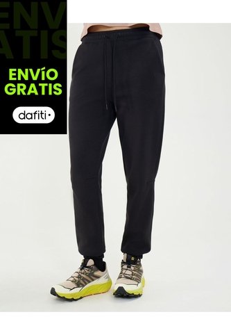 Jogger Básico Para Mujer  Deportiva  Color Negro Marca Atmos Atmos