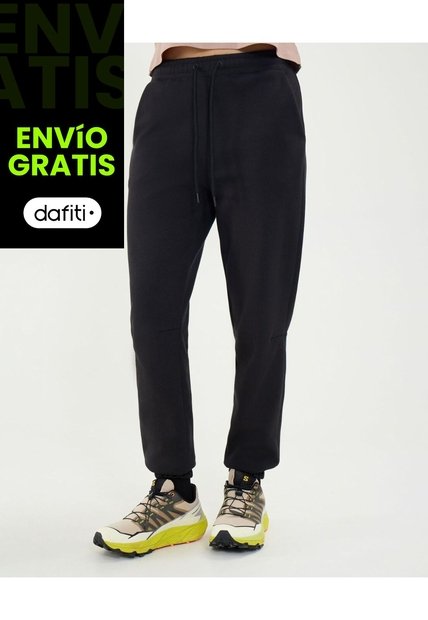 Jogger Básico Para Mujer  Deportiva  Color Negro Marca Atmos