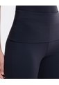 Leggins Flare Pretina Doblada Aerius  Para Mujer Negro Atmos de Atmos