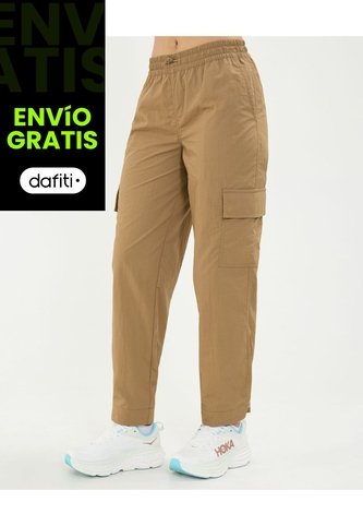 Pantalón Cargo Rompevientos Para Mujer  Deportiva  Color Café Marca Atmos Atmos