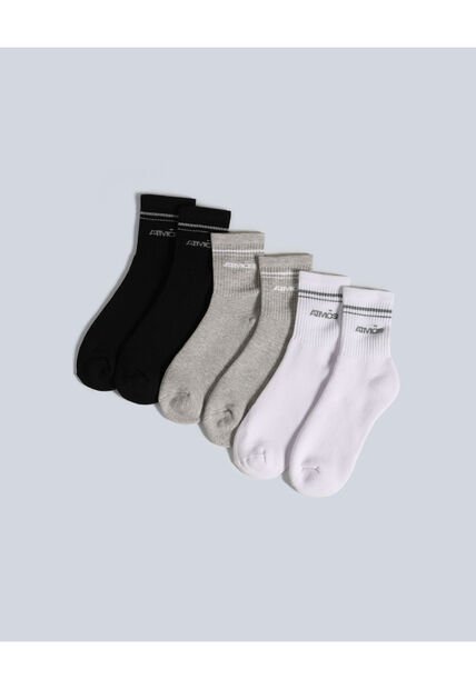 Medias Para Mujer Caña Media Color Gris  Marca Atmos #31980017