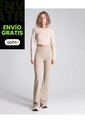 Leggins Flare Para Mujer Largo Color Beige Marca Atmos #31230057 de Atmos
