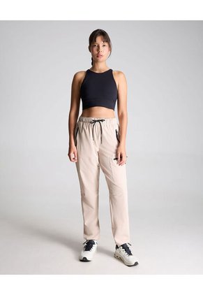 Pantalón Outdoor Básico Para Mujer Deportiva Color Beige Marca Atmos