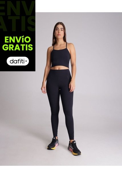 Leggings Pockets Aerius Soft  Para Mujer Negro Atmos