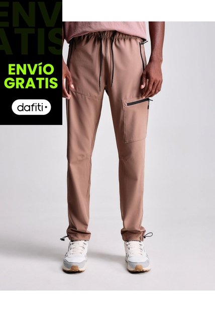 Pantalón Outdoor Básico  Para Hombre Mocca Atmos
