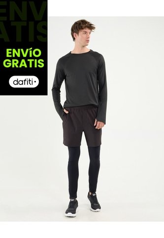 Leggins Para Hombre Largo Color Negro Marca Atmos #32230002 Atmos