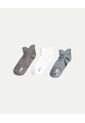 Pack X3 Medias Tobilleras En Microfibra X3 Para Hombre Gris Atmos de Atmos