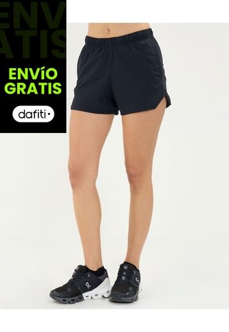 Short Running Para Mujer  Deportiva  Color Negro Marca Atmos Atmos