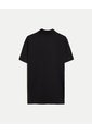 Polo Manga Corta Con Botones  Para Hombre Negro Atmos de Atmos