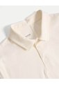 Polo Manga Corta Con Botones  Para Hombre Blanco Atmos de Atmos