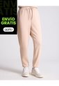 Jogger Básico Para Mujer  Deportiva  Color Beige Marca Atmos de Atmos
