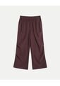 Pantalón Parachute Microcomfort  Para Mujer Vino Atmos de Atmos