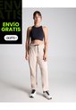 Pantalón Outdoor Básico Para Mujer  Deportiva  Color Beige Marca Atmos de Atmos
