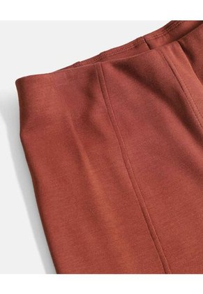 Pantalón Amplio Plush Confort  Para Mujer Café Atmos