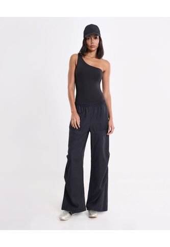 Vestido De Baño Enterizo  Asimétrico  Para Mujer Negro Atmos Atmos