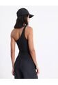 Vestido De Baño Enterizo  Asimétrico  Para Mujer Negro Atmos de Atmos