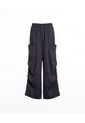 Pantalón Parachute Microcomfort  Para Mujer Negro Atmos de Atmos
