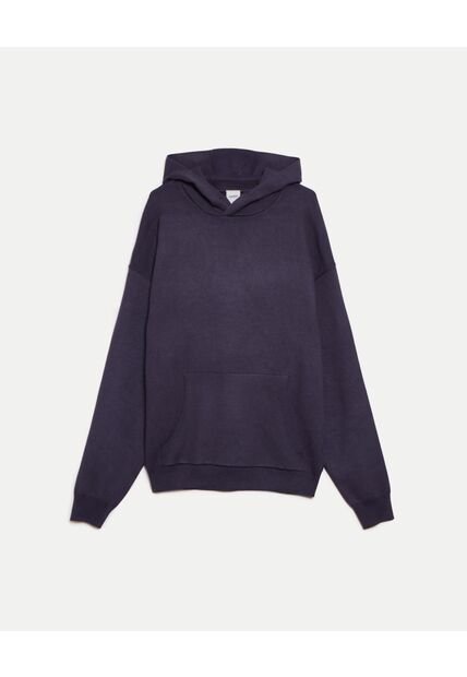 Buzo  Para Hombre Hoodie Color Azul Marca Atmos #32060076